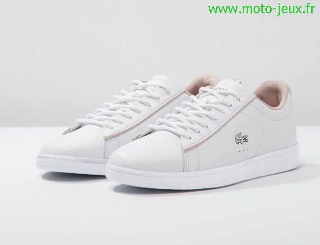 chaussure lacoste fille rose