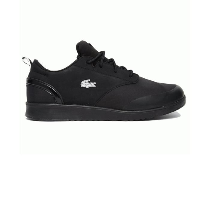 lacoste femme basket noir